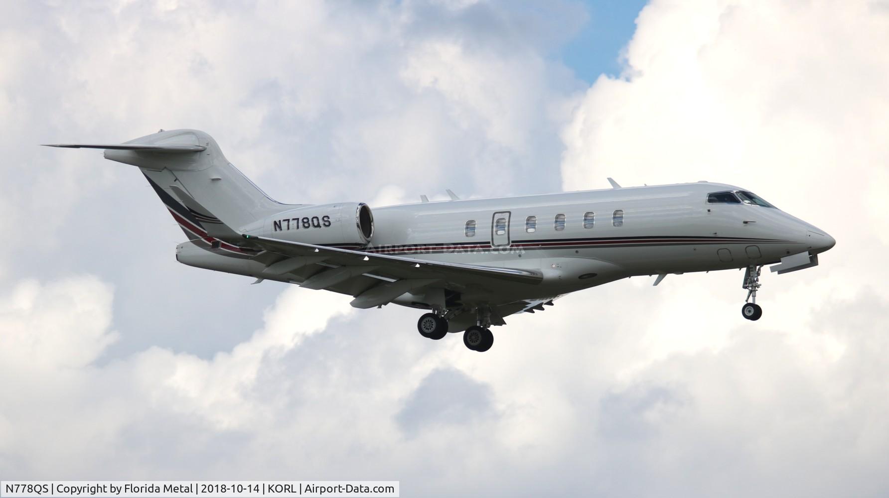 N778QS, 2015 Bombardier Challenger 350 (BD-100-1A10) C/N 20563, NBAA ORL 2018