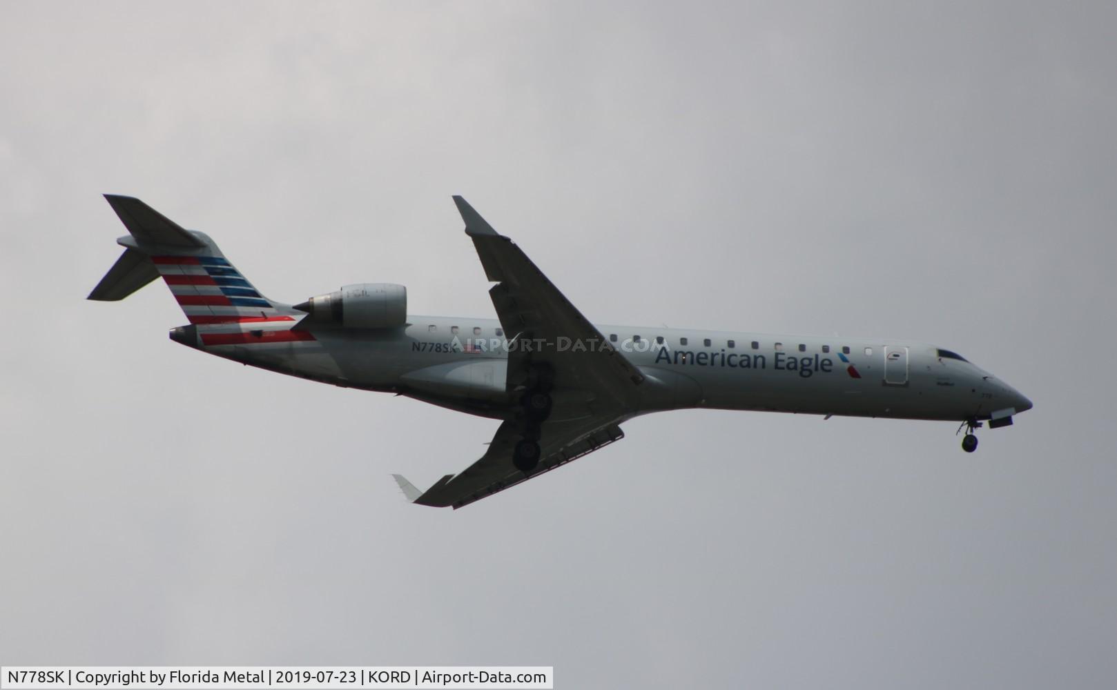 N778SK, 2006 Bombardier CRJ-700 (CL-600-2C10) Regional Jet C/N 10242, ORD spotting 2019