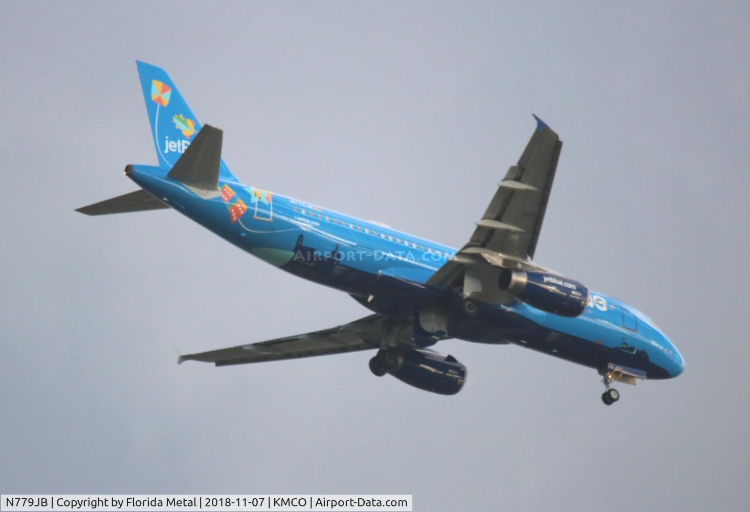N779JB, 2009 Airbus A320-232 C/N 3811, MCO spotting 2018