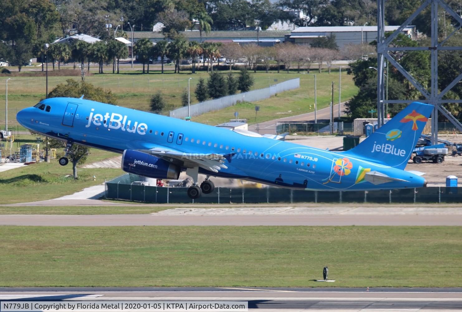 N779JB, 2009 Airbus A320-232 C/N 3811, TPA spotting 2020