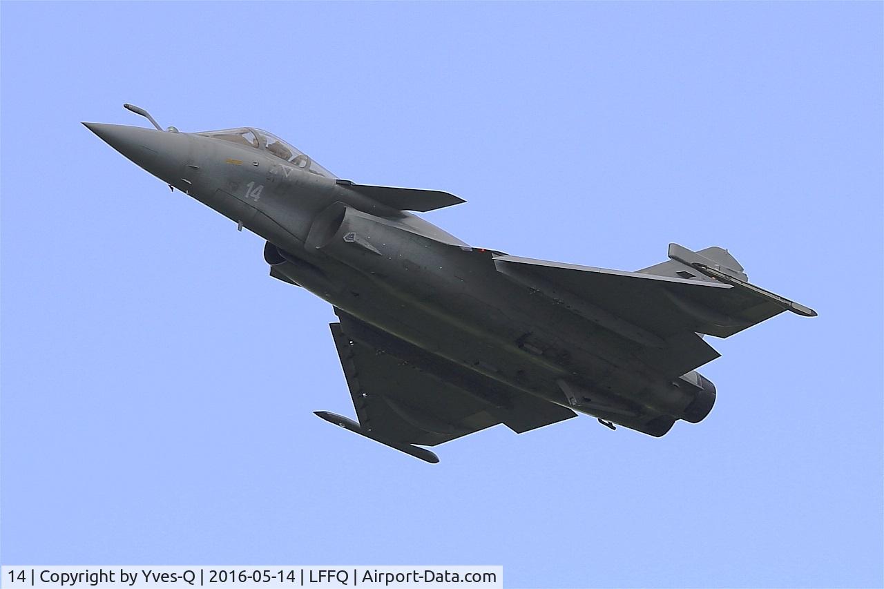 14, Dassault Rafale M C/N 14, Dassault Rafale M, On display, La Ferté-Alais airfield (LFFQ) Air show 2016