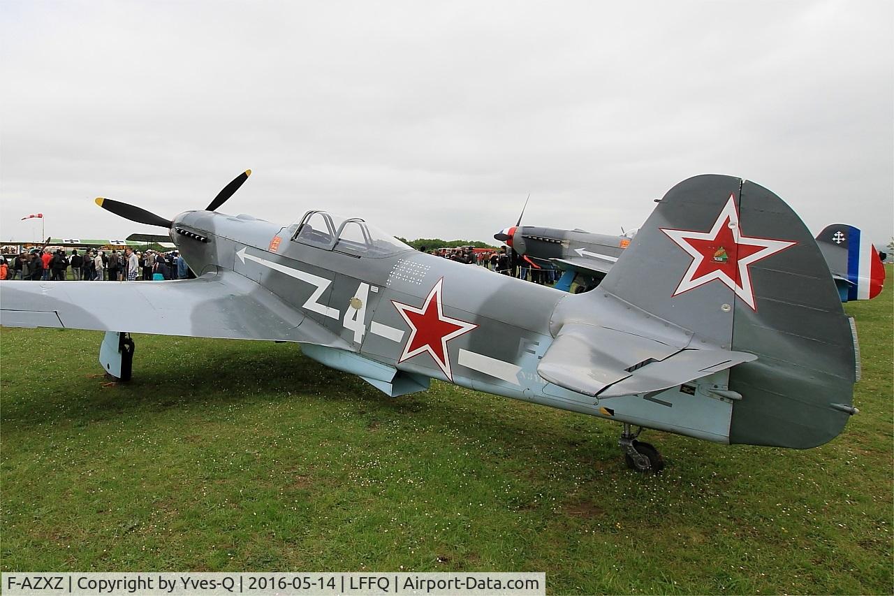 F-AZXZ, 1944 Yakovlev Yak-3UA Replica C/N Y337, Yakovlev YAK-3UA Replica, Static display, La Ferté-Alais Airfield (LFFQ) Air show 2016