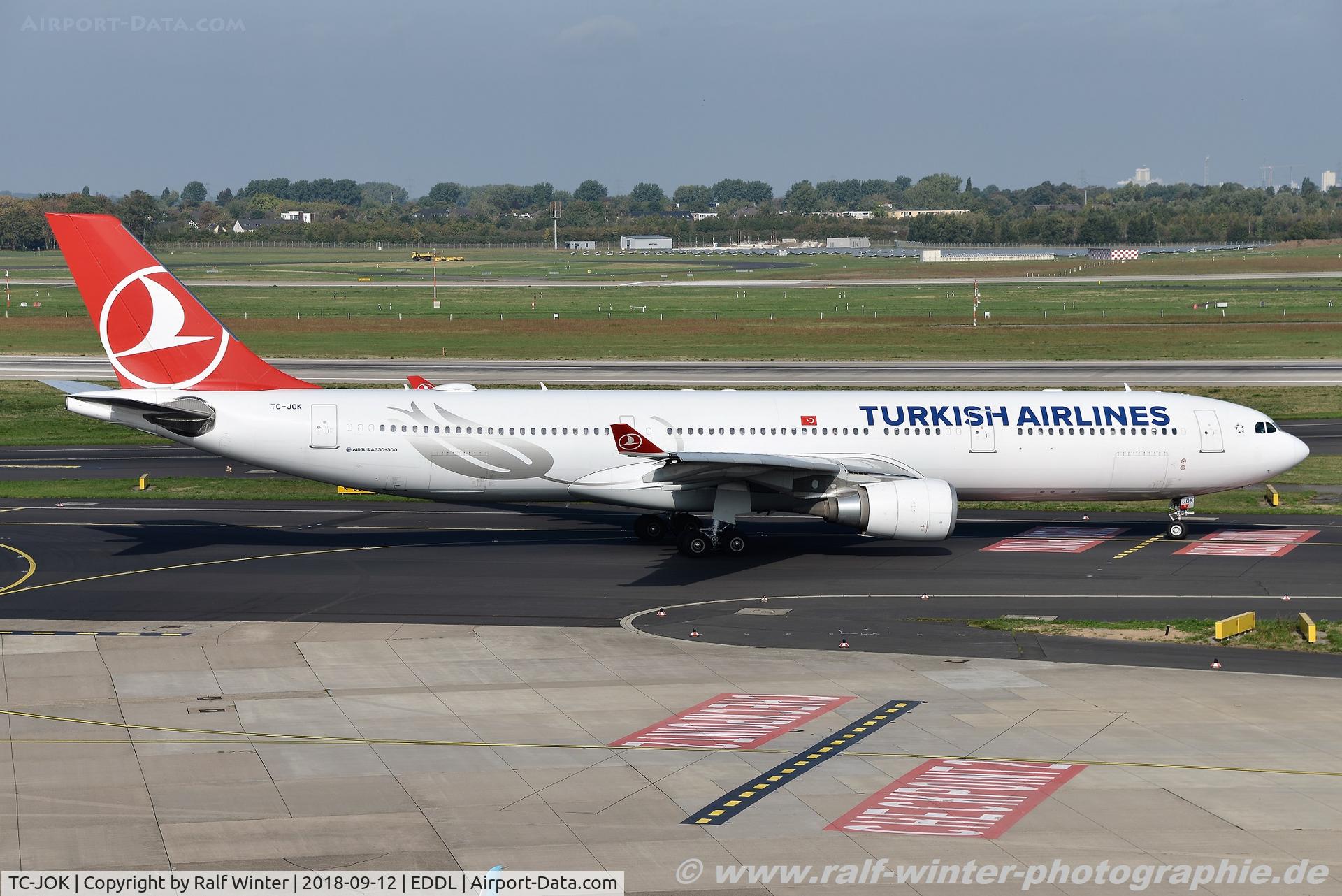 TC-JOK, 2015 Airbus A330-303 C/N 1642, Airbus A330-303 - TK THY Turkish Airlines - 1642 - TC-JOK - 12.09.2018 - DUS