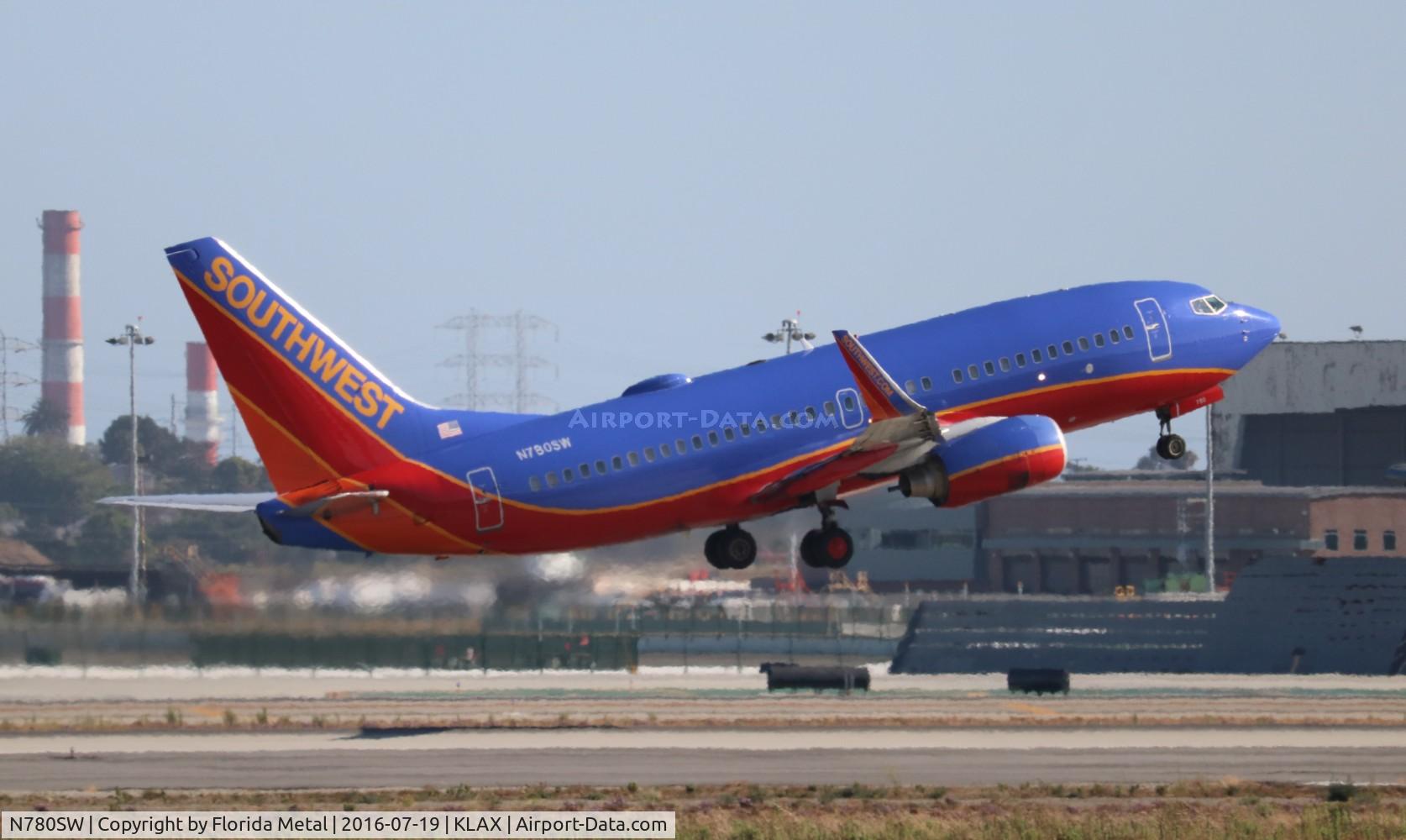 N780SW, 2000 Boeing 737-7H4 C/N 27885, LAX spotting 2016