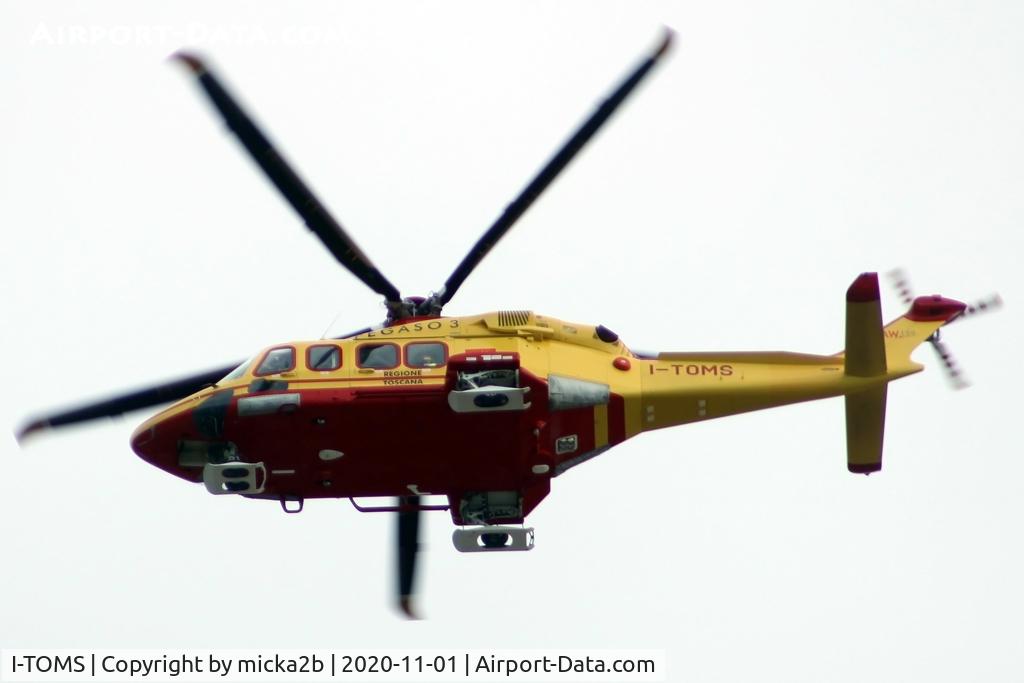 I-TOMS, AgustaWestland AW-139 C/N 31728, In flight near Livorno