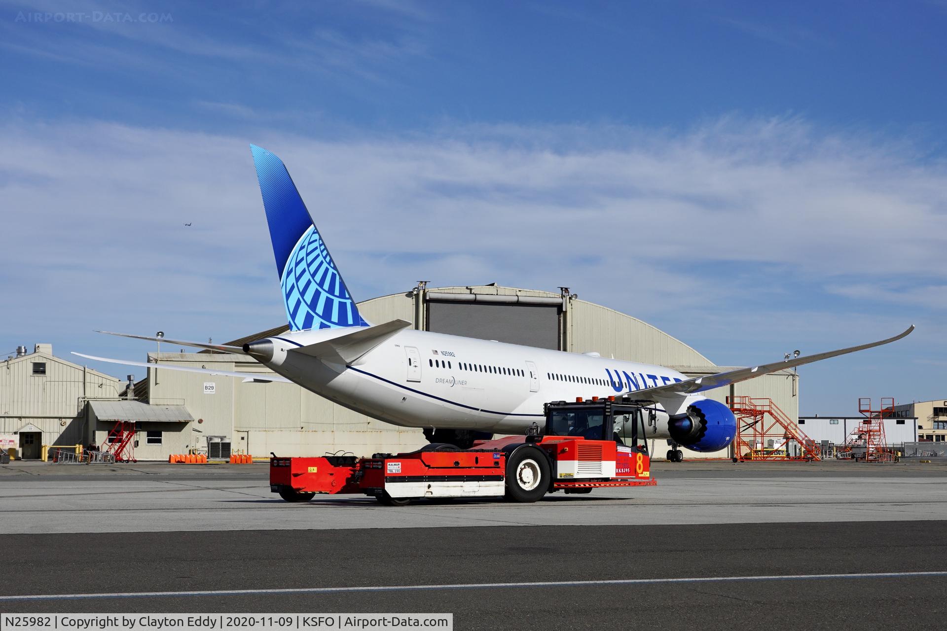 N25982, 2020 Boeing 787-9 Dreamliner Dreamliner C/N 66139, SFO 2020.