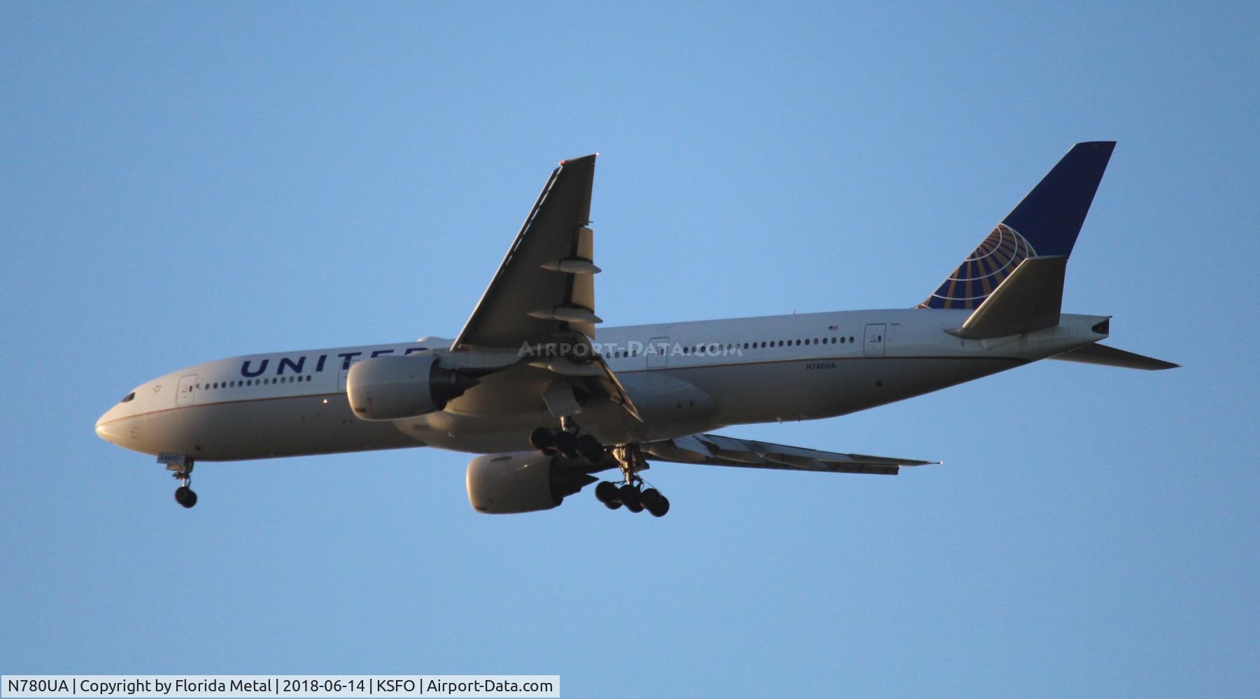 N780UA, 1996 Boeing 777-222 C/N 26944, SFO spotting 2018