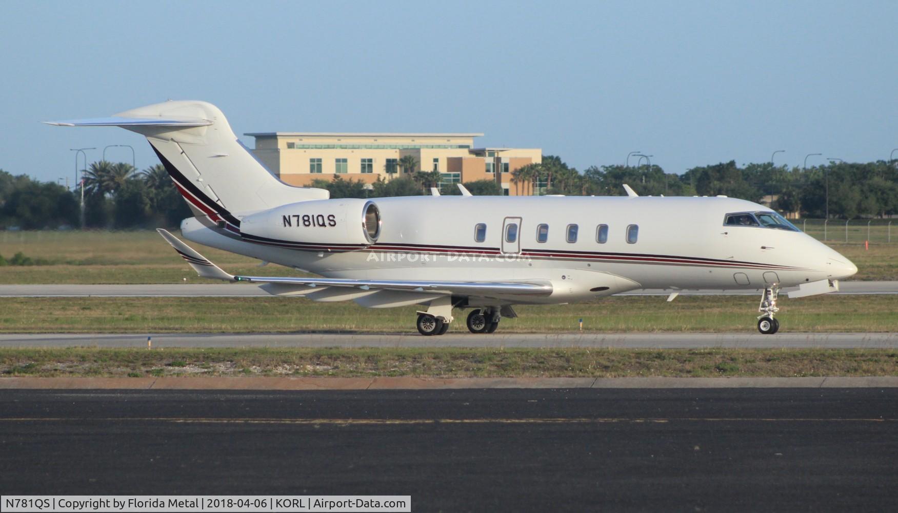 N781QS, 2015 Bombardier Challenger 350 (BD-100-1A10) C/N 20570, ORL spotting 2018