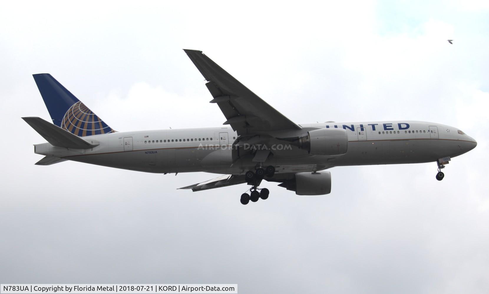 N783UA, 1997 Boeing 777-222/ER C/N 26950, ORD spotting 2018