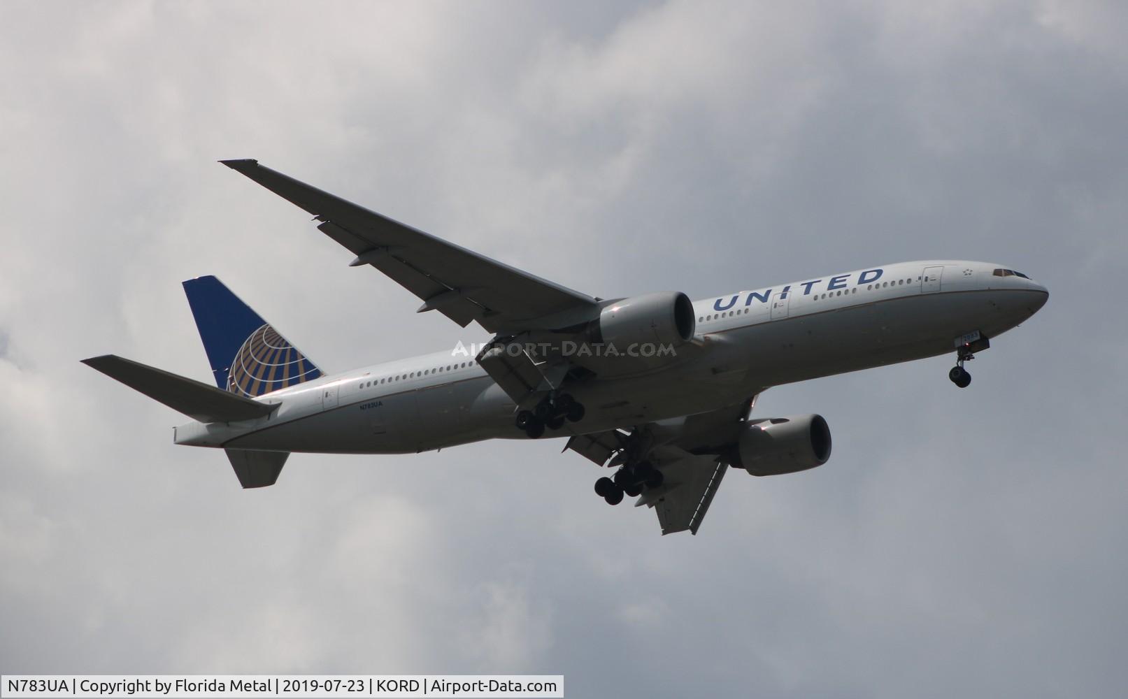 N783UA, 1997 Boeing 777-222/ER C/N 26950, ORD spotting 2019