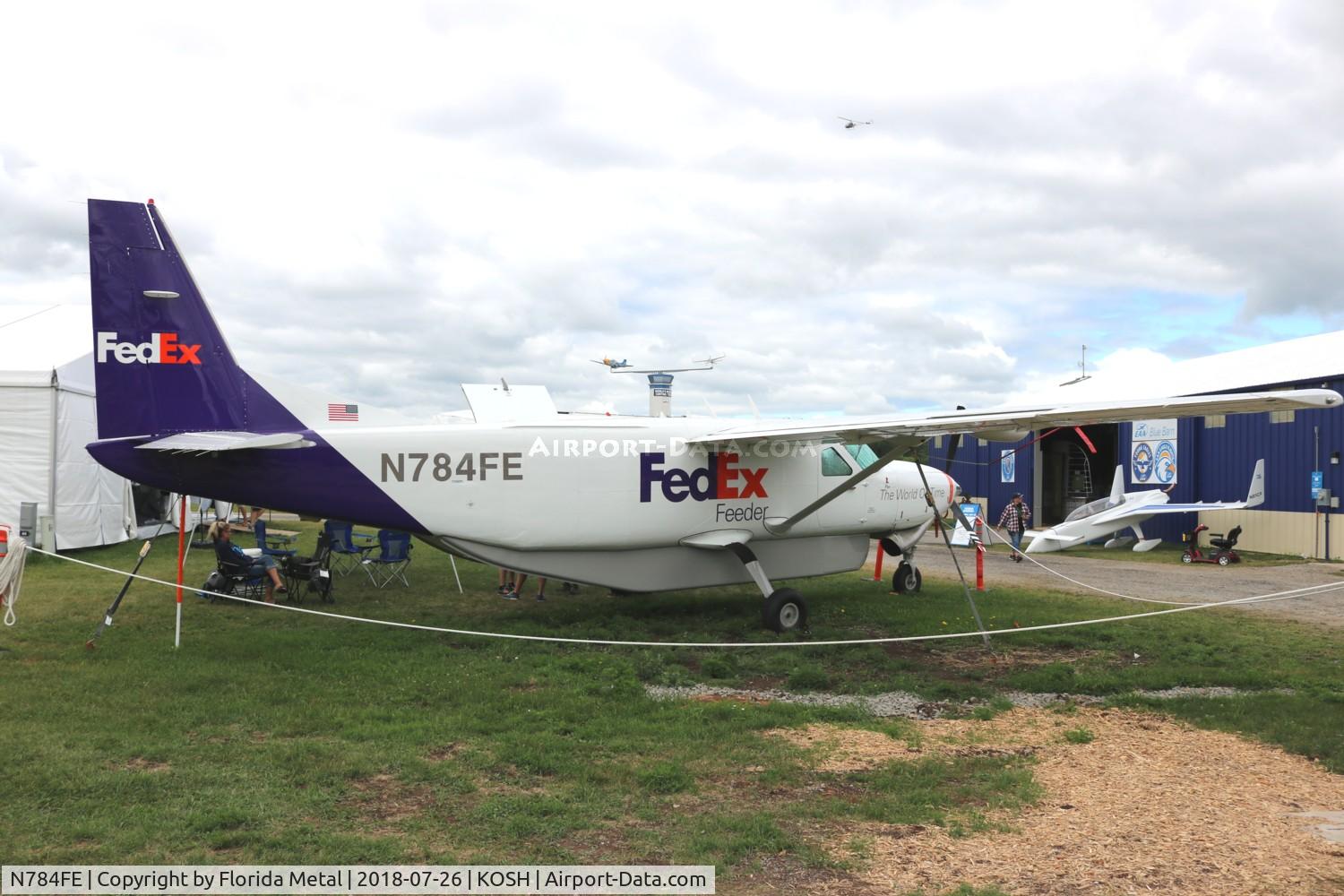 N784FE, 1991 Cessna 208B C/N 208B0282, EAA OSH 2018