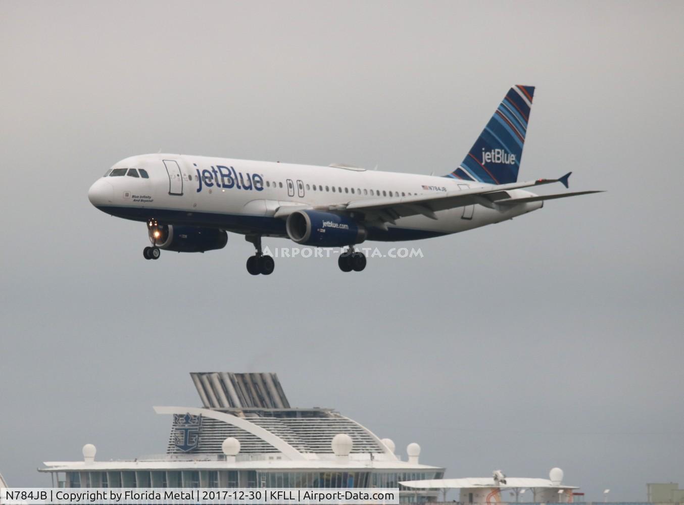 N784JB, 2010 Airbus A320-232 C/N 4578, FLL spotting 2017