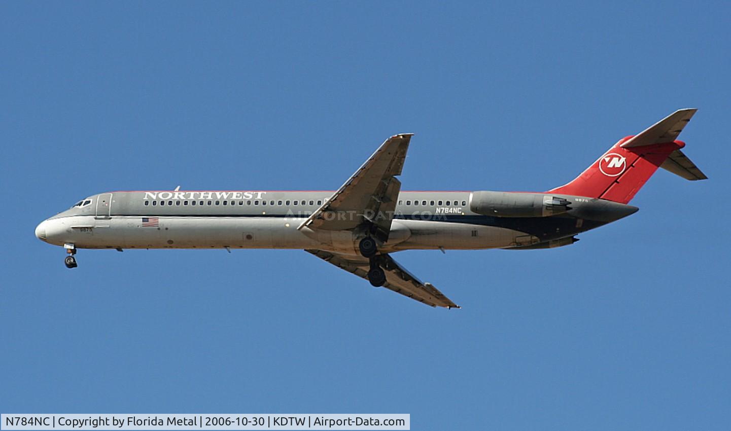 N784NC, 1980 McDonnell Douglas DC-9-51 C/N 48109, DTW spotting 2006