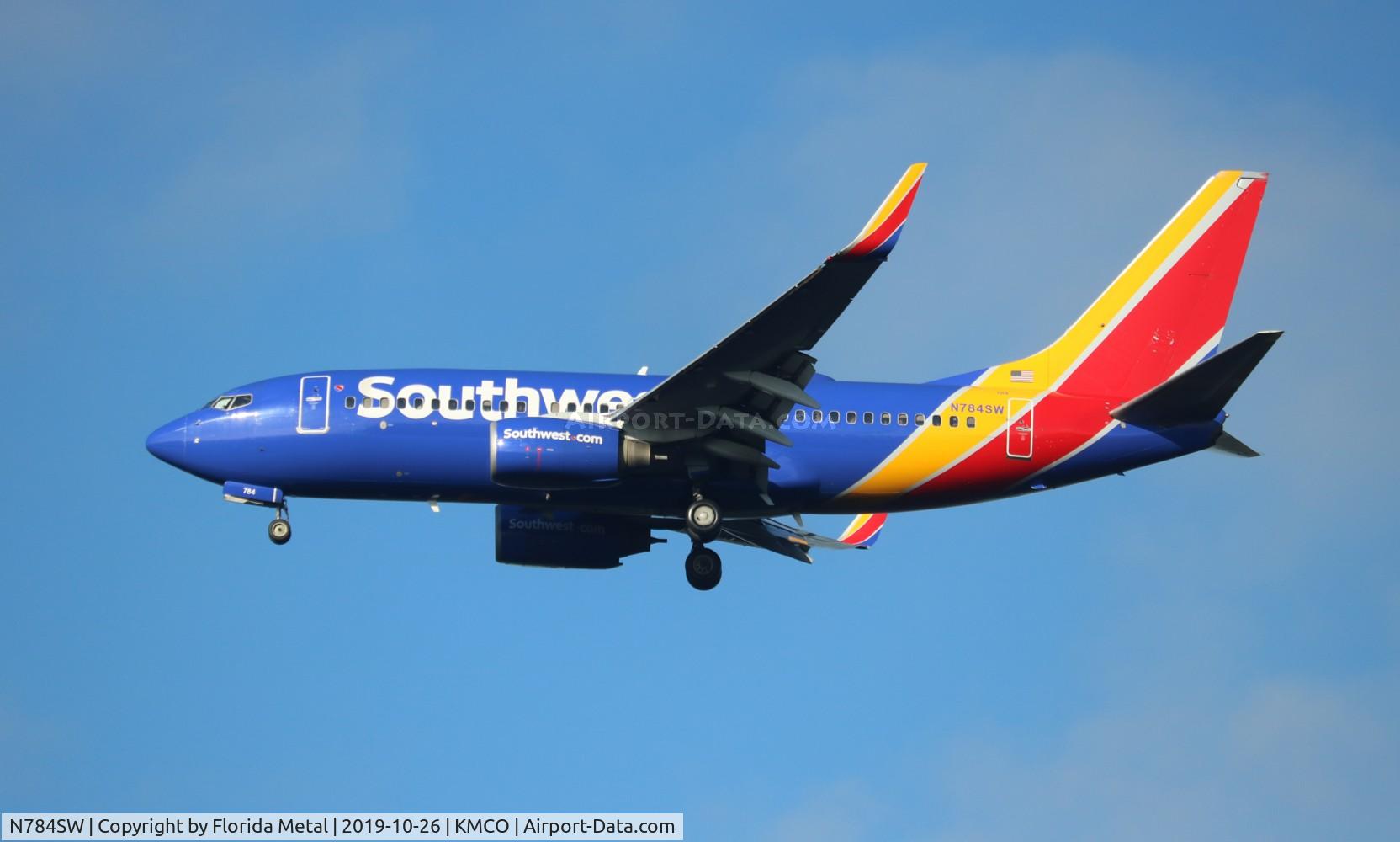 N784SW, 2000 Boeing 737-7H4 C/N 29810, MCO spotting 2019