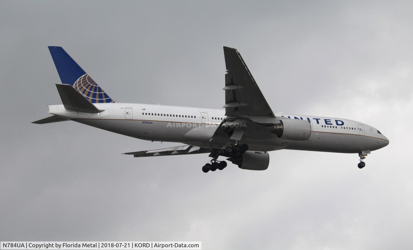 N784UA, 1997 Boeing 777-222/ER C/N 26951, ORD spotting 2018