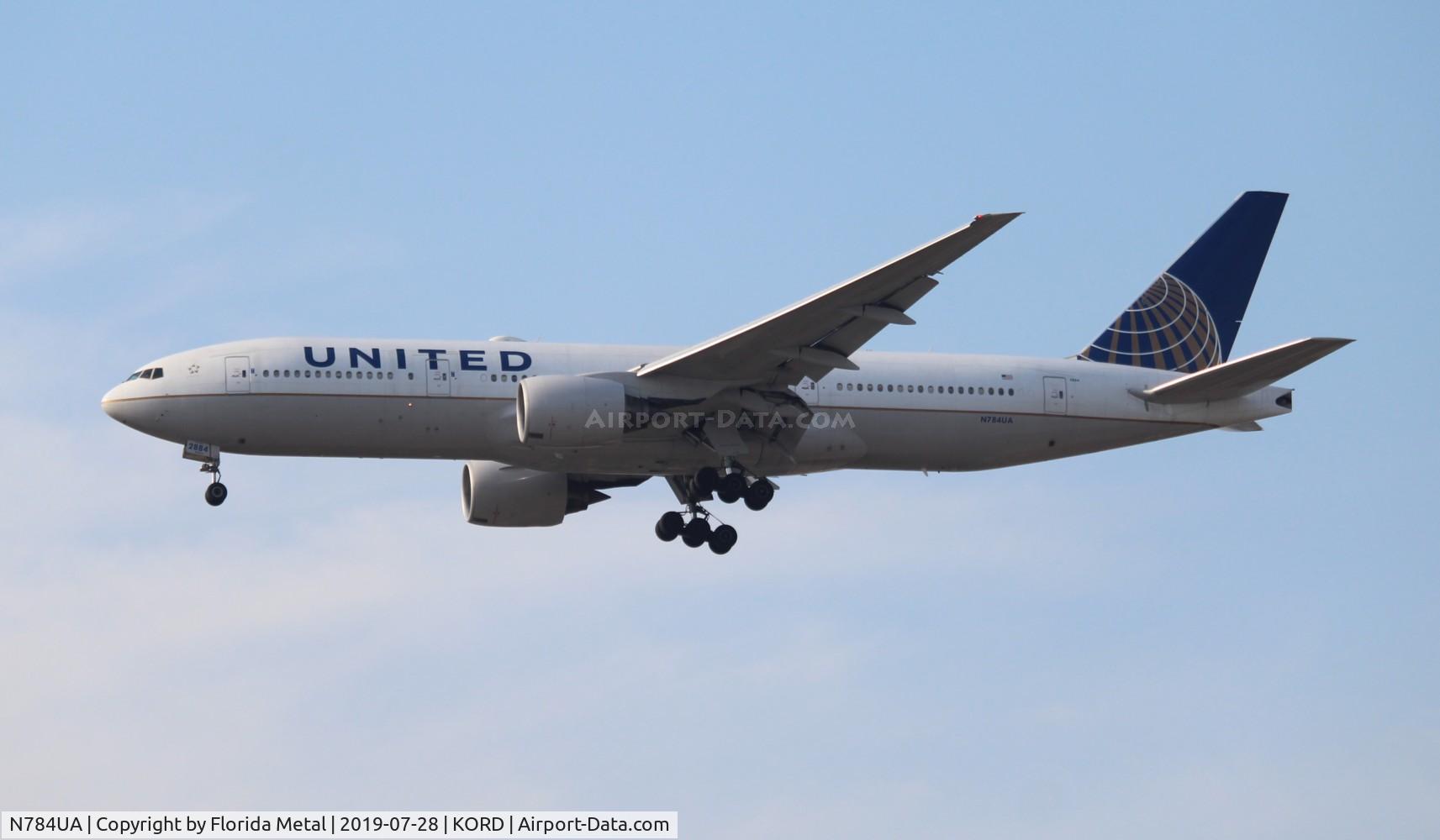 N784UA, 1997 Boeing 777-222/ER C/N 26951, ORD spotting 2019