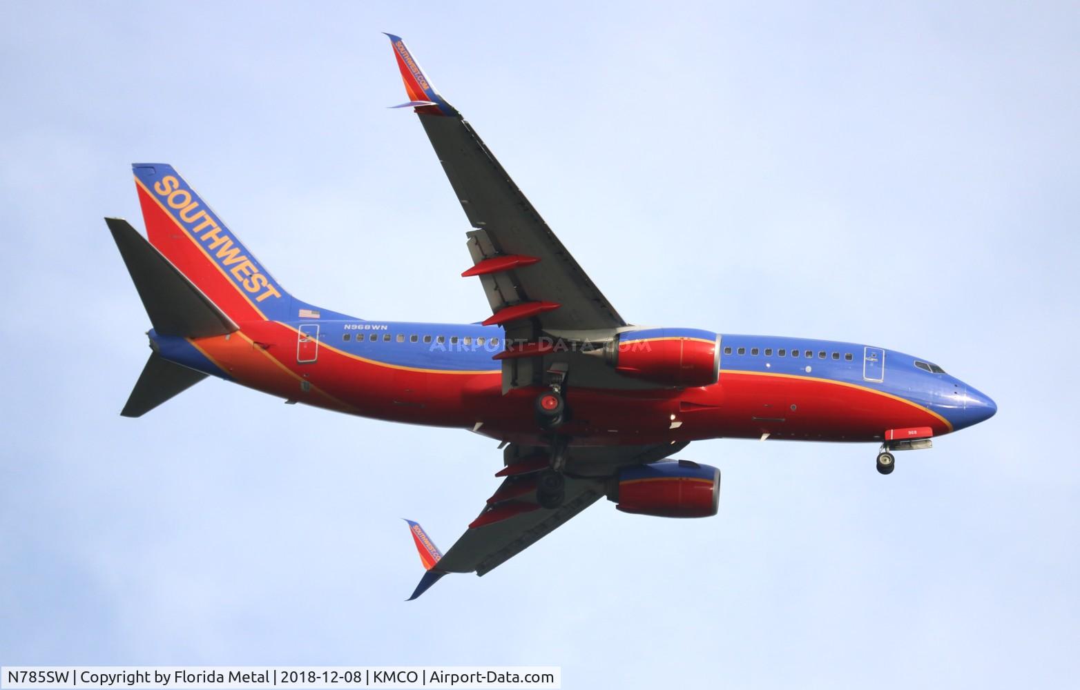 N785SW, 2000 Boeing 737-7H4 C/N 30602, MCO spotting 2018