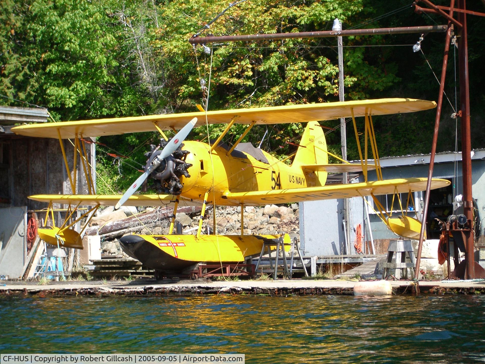 CF-HUS, 1941 Naval Aircraft Factory N3N-3 C/N 4402, Seen while on vacation