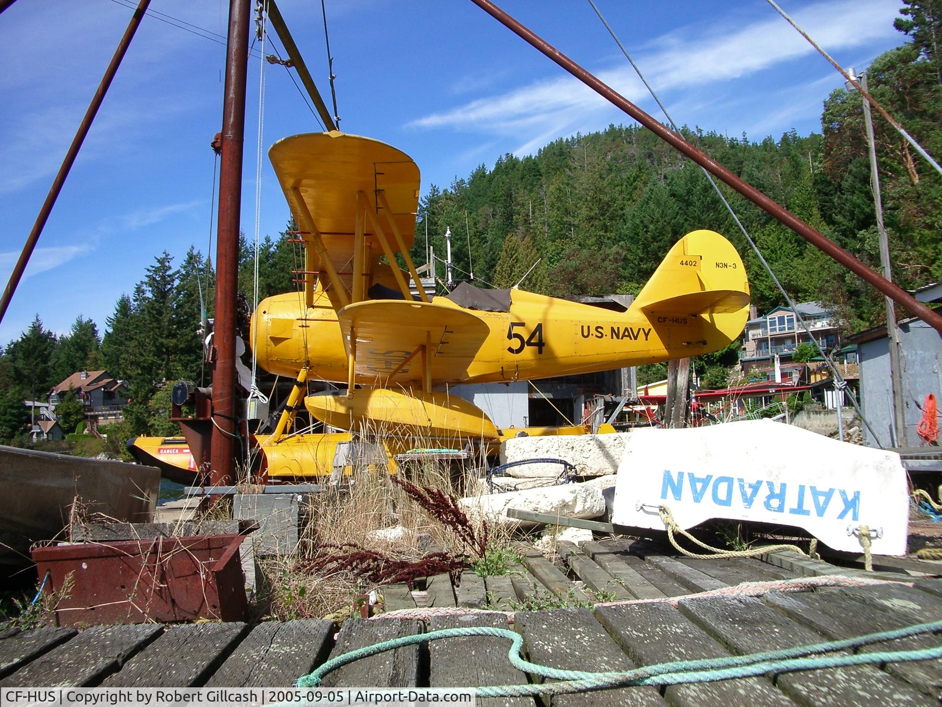 CF-HUS, 1941 Naval Aircraft Factory N3N-3 C/N 4402, Seen while on vacation