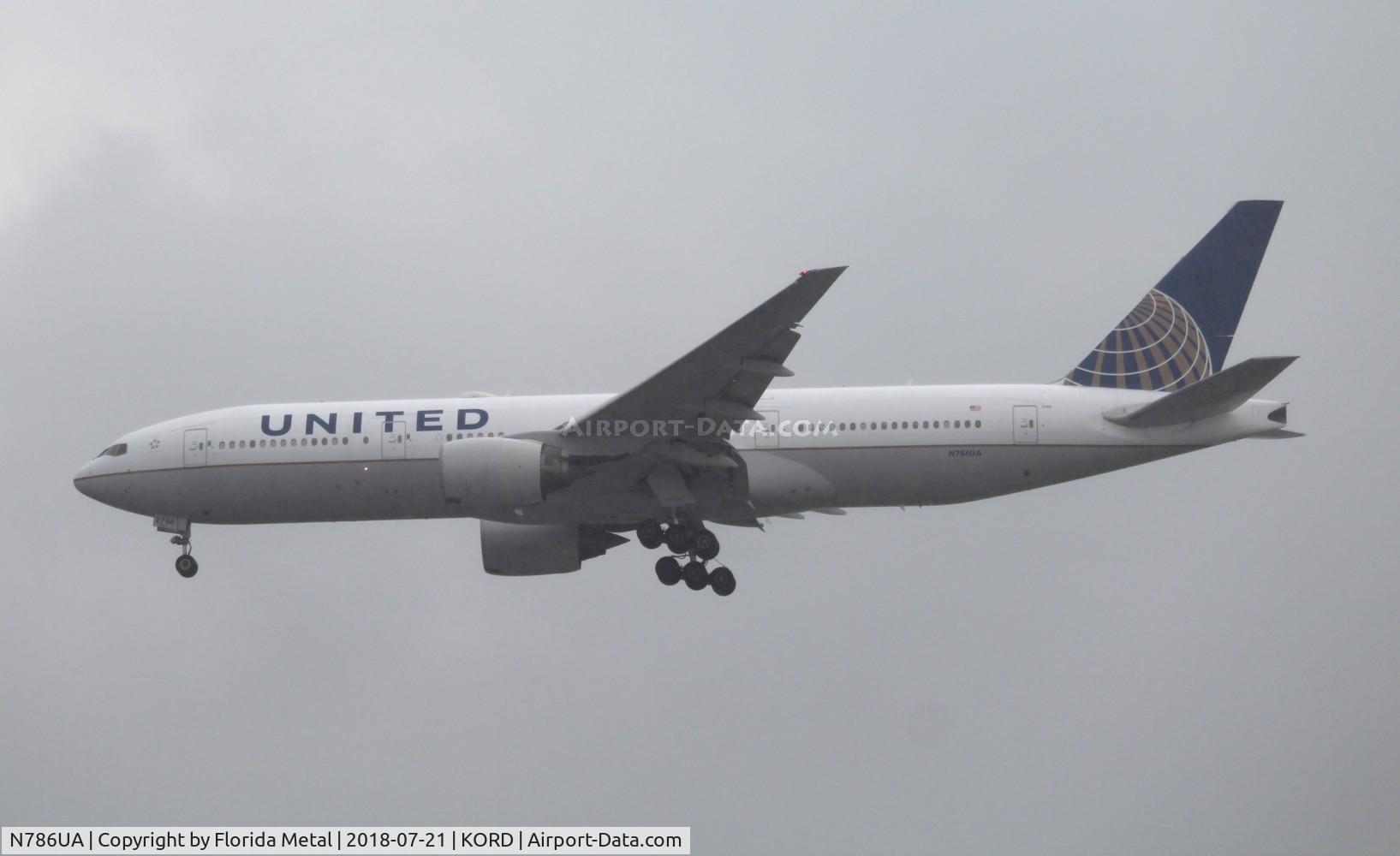 N786UA, 1997 Boeing 777-222/ER C/N 26938, ORD spotting 2018
