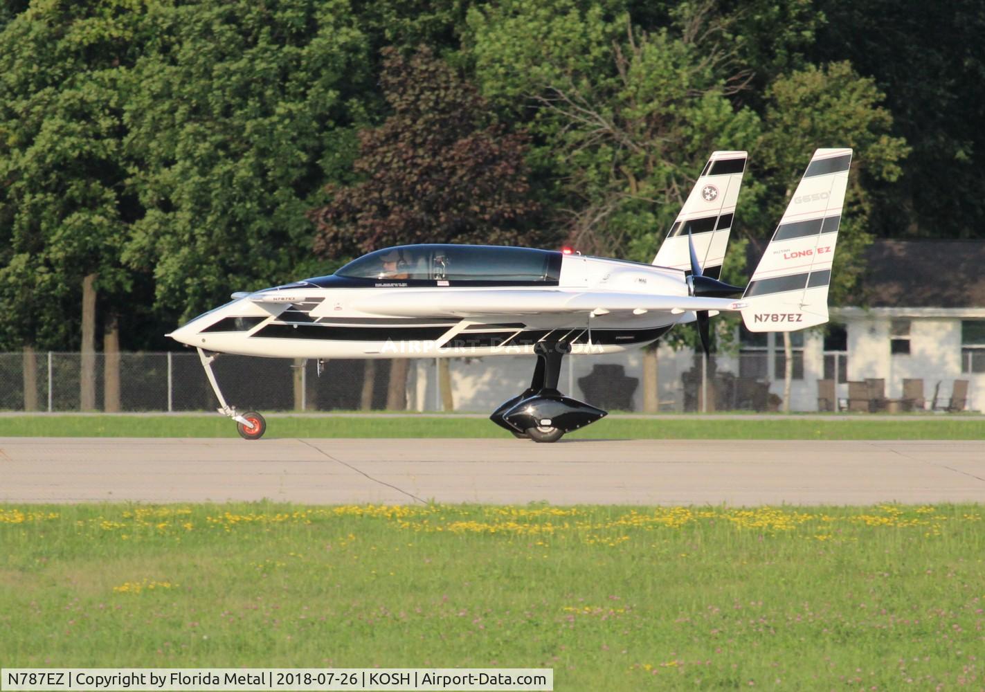 N787EZ, 1985 Rutan Long-EZ C/N 1217, EAA OSH 2018