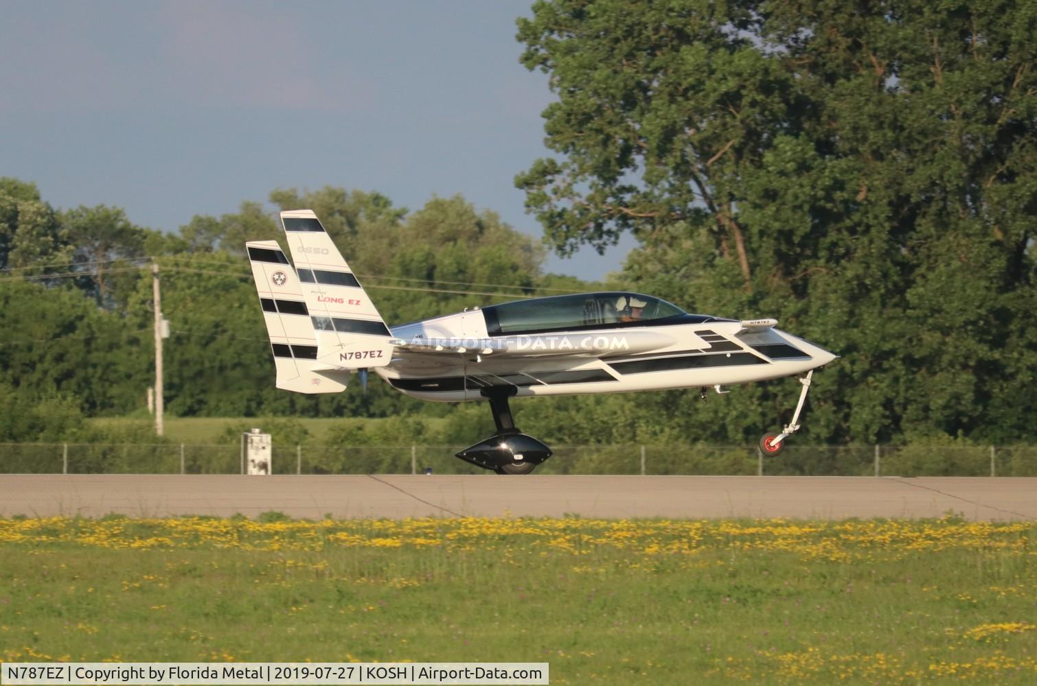 N787EZ, 1985 Rutan Long-EZ C/N 1217, EAA OSH 2019