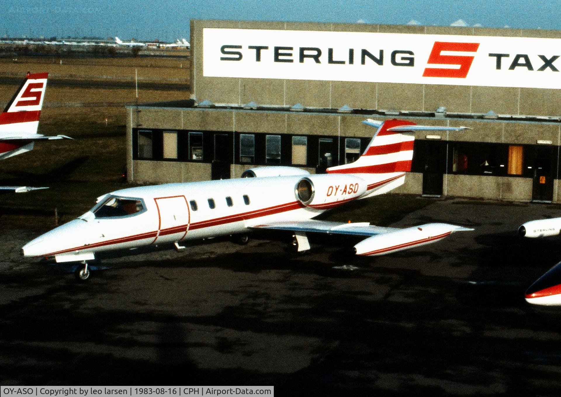 OY-ASO, 1977 Gates Lear Jet 35A C/N 35A-119, Copenhagen 16.8.1993