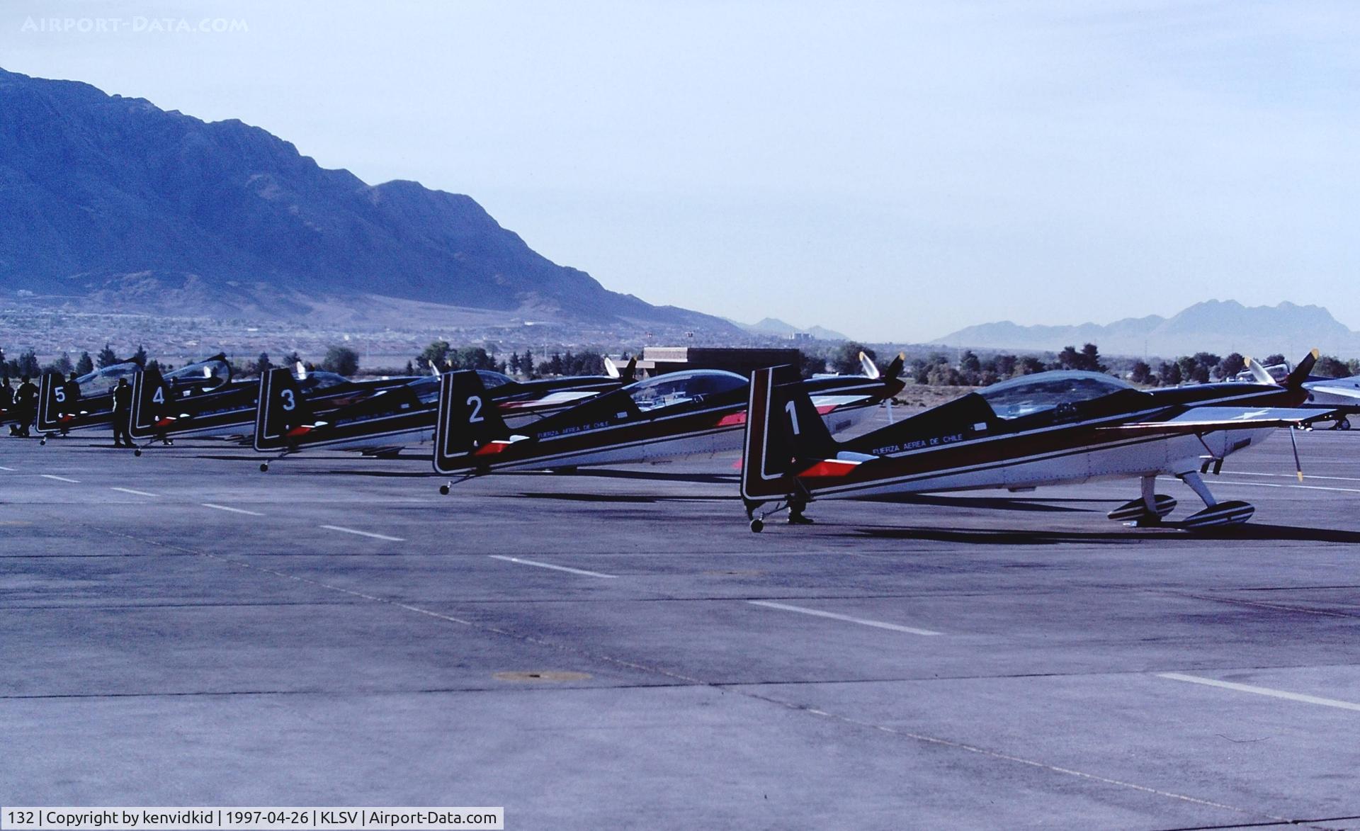 132, Extra EA-300L C/N 132, At the 1997 Golden Air Tattoo, Nellis.