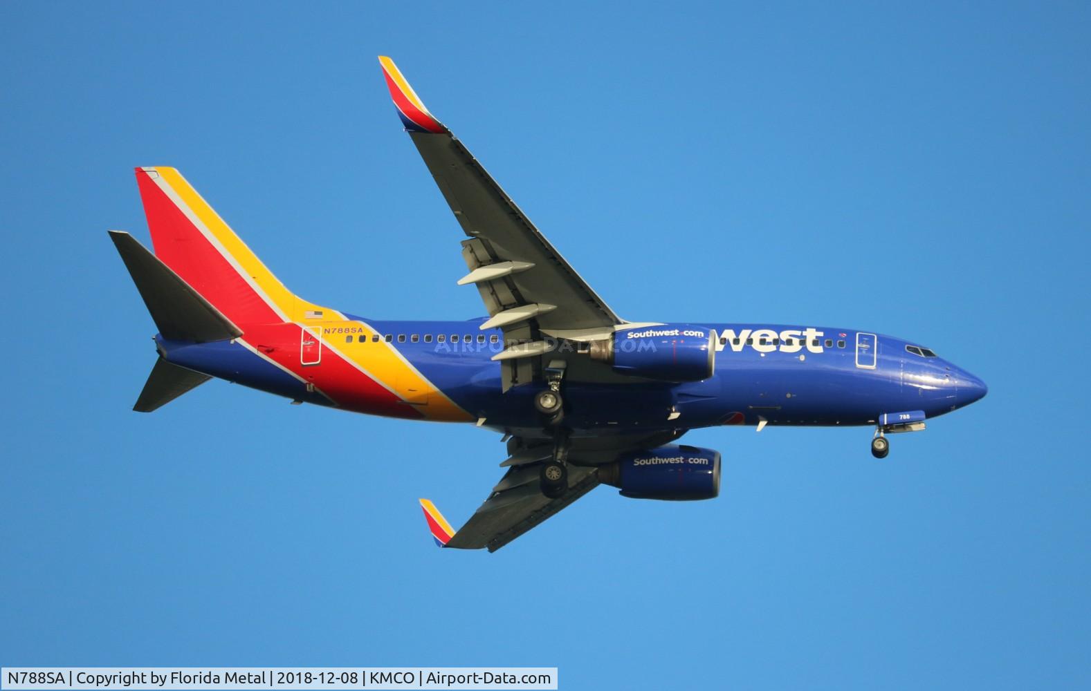 N788SA, 2000 Boeing 737-7H4 C/N 30603, MCO spotting 2018