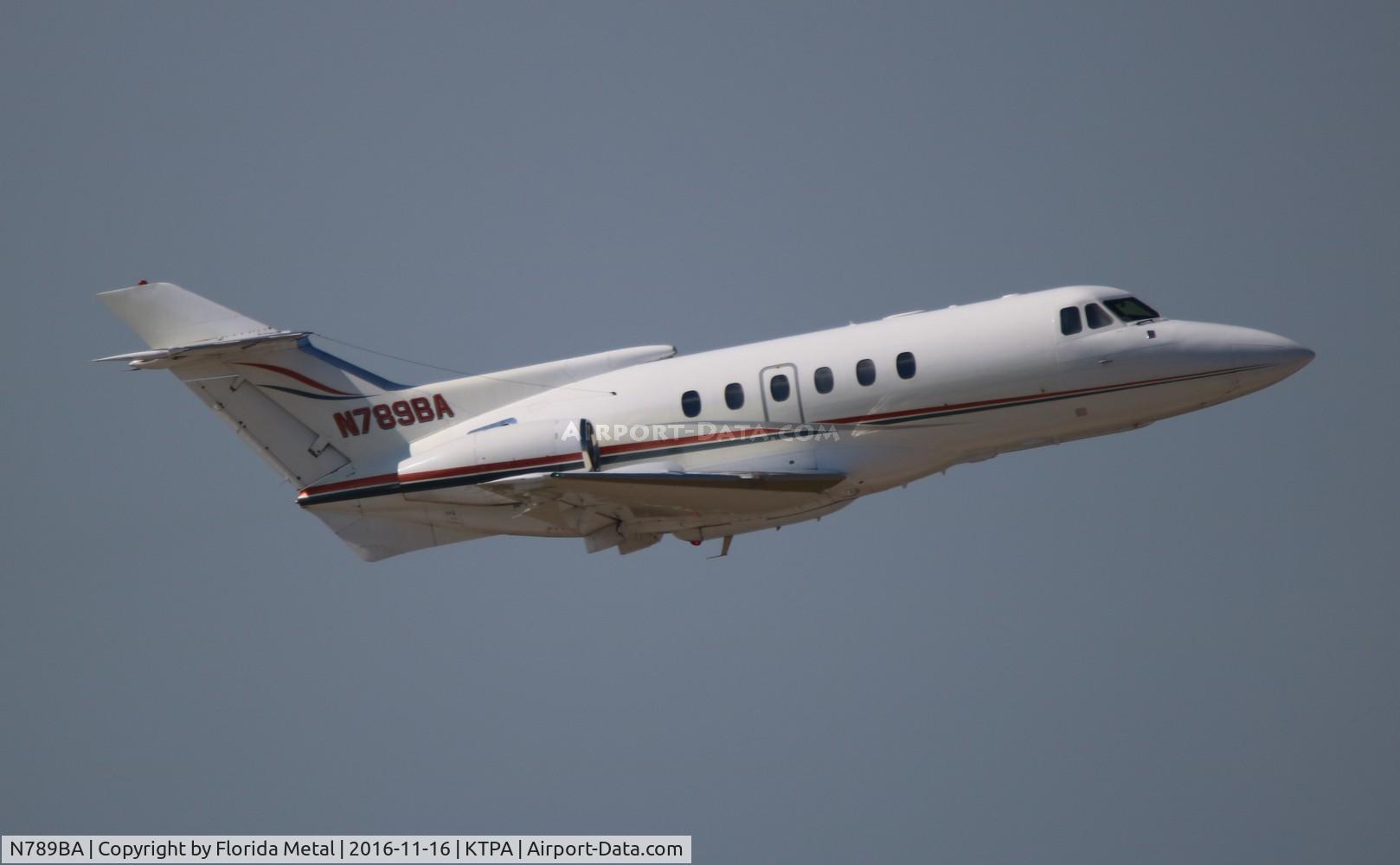 N789BA, 1982 British Aerospace HS.125-700A C/N NA0317, TPA spotting 2016