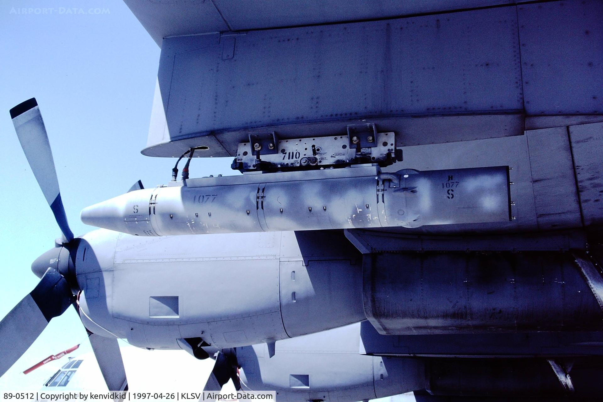 89-0512, 1989 Lockheed AC-130U Spooky II C/N 382-5231, At the 1997 Golden Air Tattoo, Nellis.
Close-up detail.