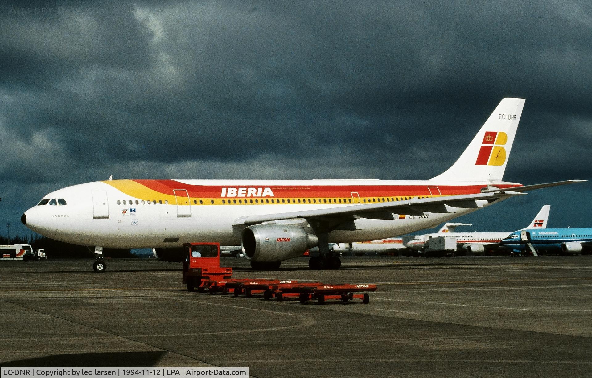EC-DNR, 1982 Airbus A300B4-120 C/N 170, Las Palmas 12.11.1994