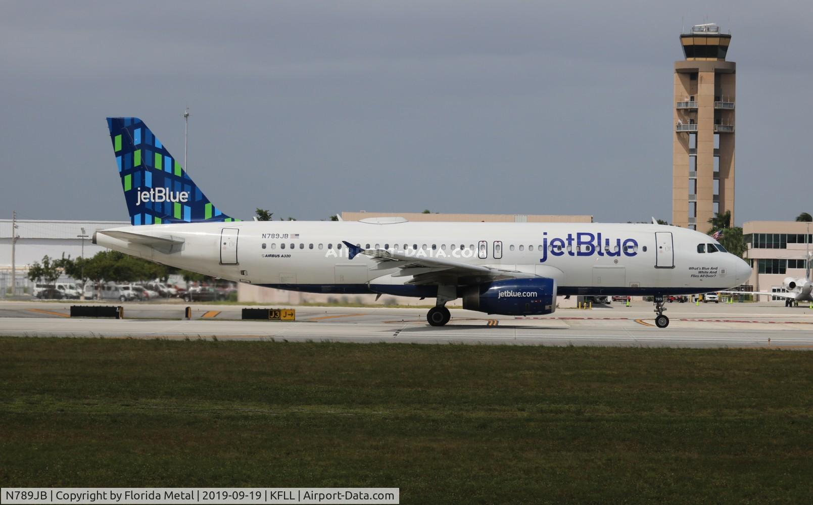 N789JB, 2011 Airbus A320-232 C/N 4612, FLL spotting 2019