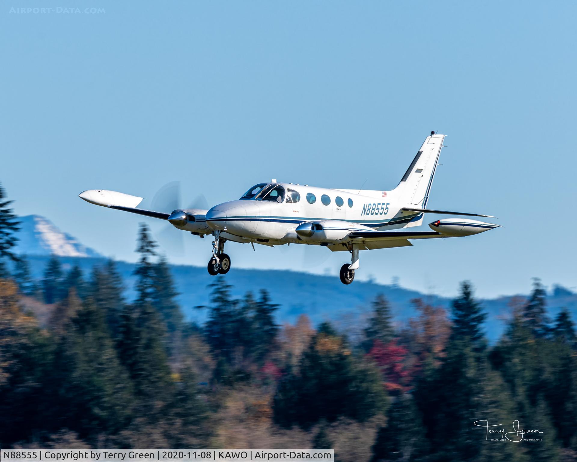 N88555, 1981 Cessna 340A C/N 340A1262, KAWO