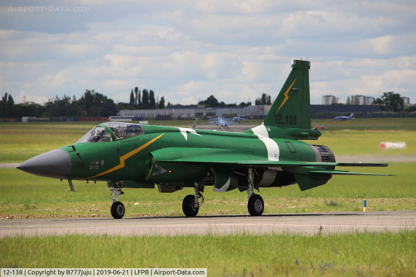 12-138, PAC JF-17 Thunder C/N FC10130, on display at SIAE 2019
