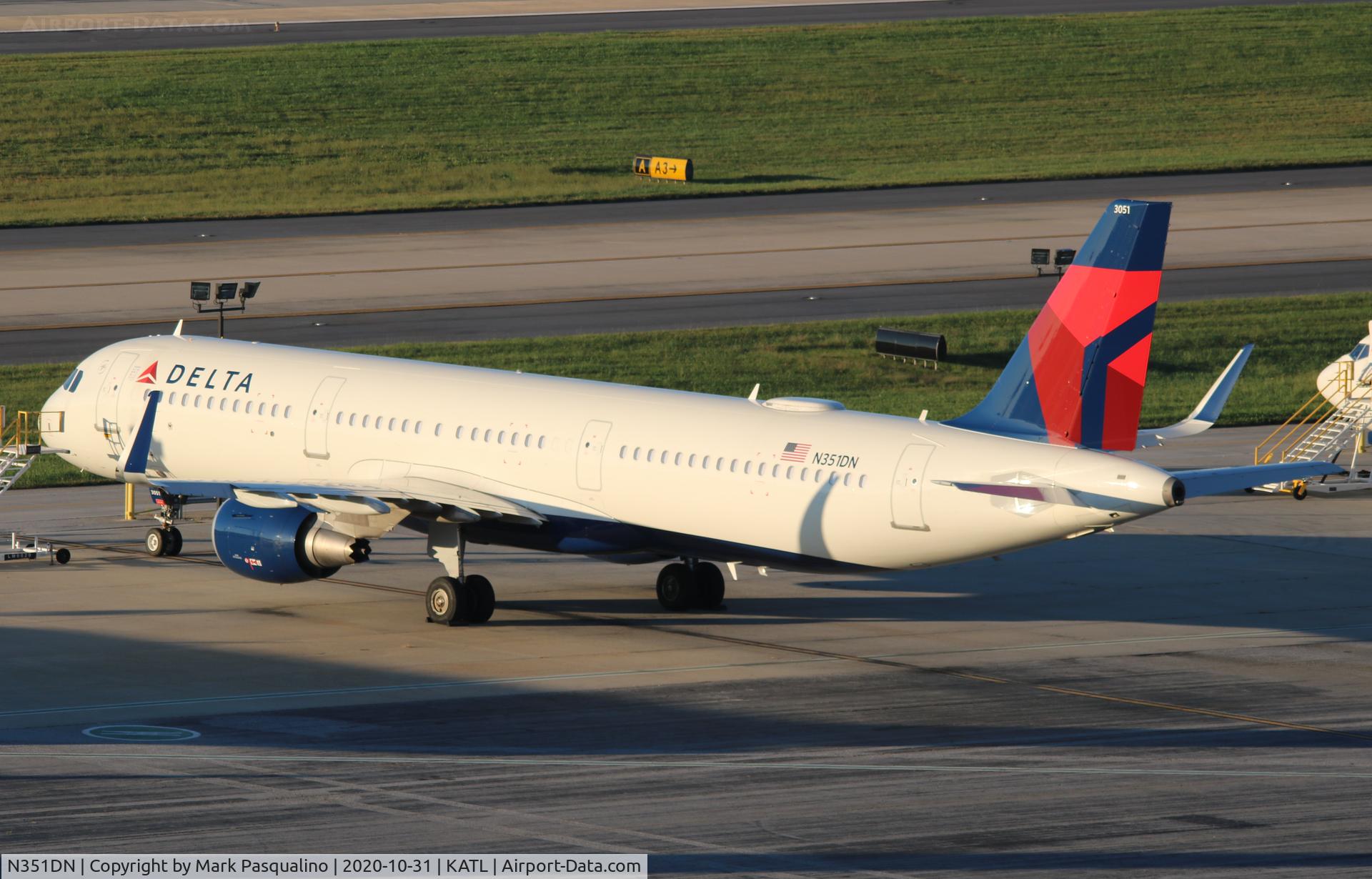 N351DN, 2018 Airbus A321-211 C/N 8251, Airbus A321-211