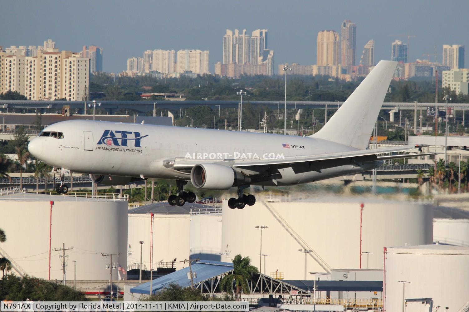 N791AX, 1984 Boeing 767-281 C/N 23141, MIA spotting 2014