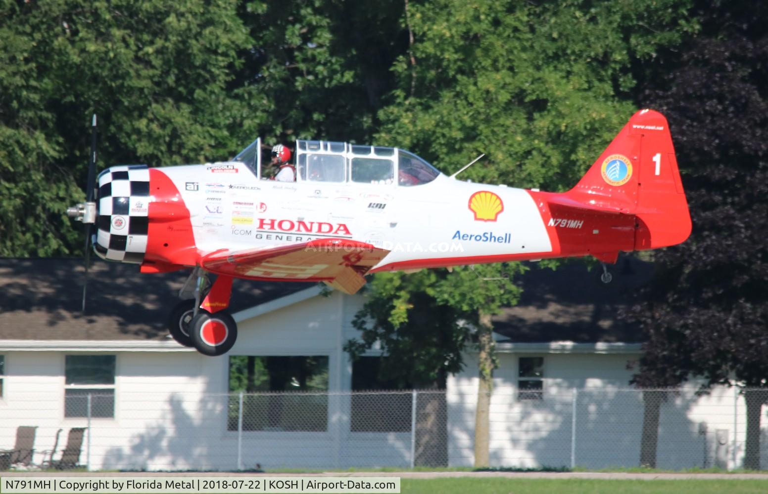 N791MH, 1951 North American T-6G Texan C/N 182-478, EAA OSH 2018