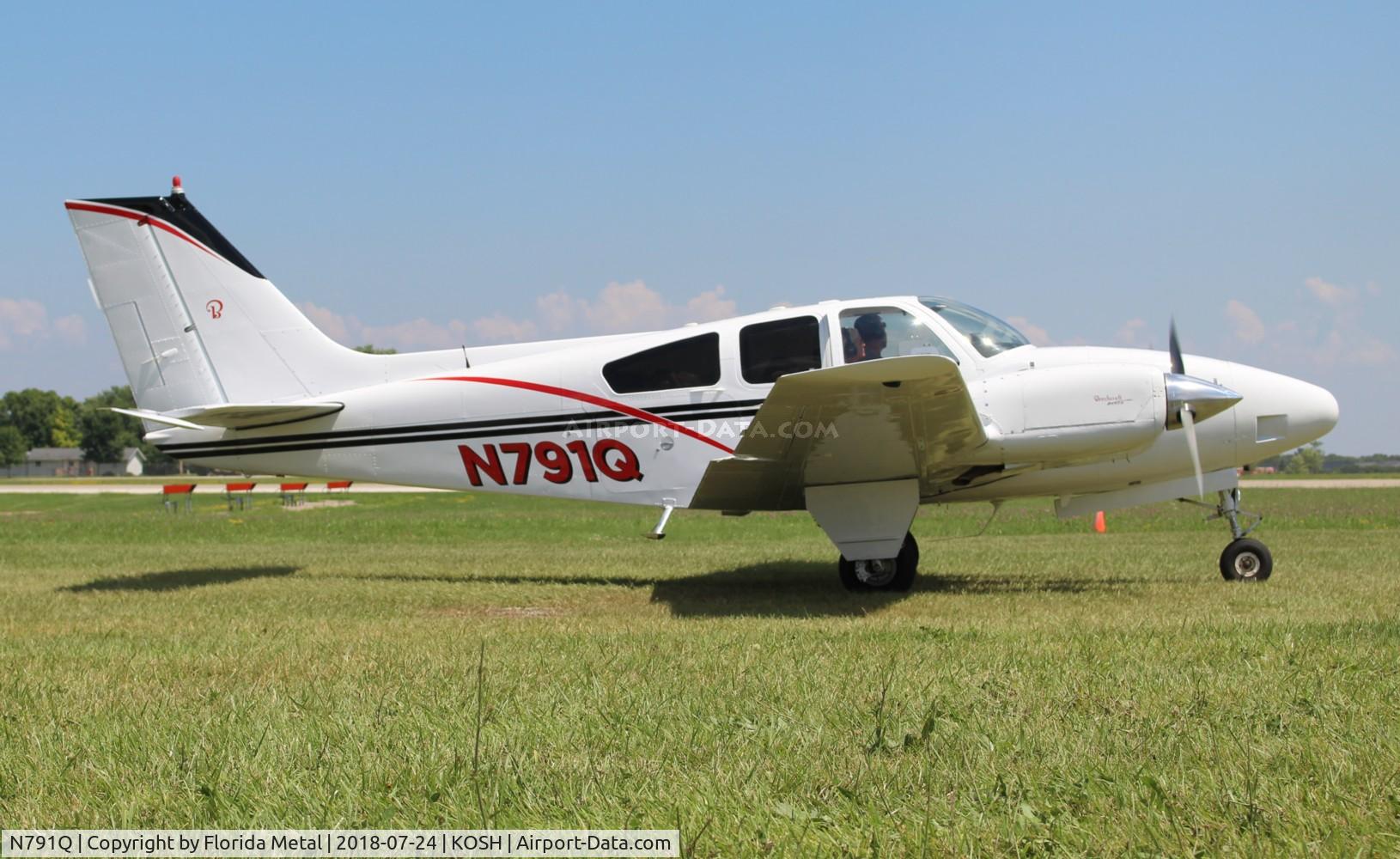 N791Q, 1969 Beech D55 Baron C/N TE-724, EAA OSH 2018