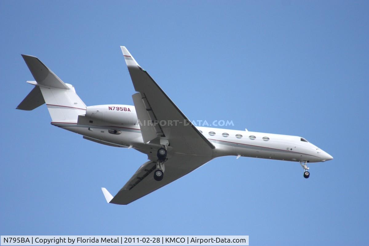 N795BA, 2004 Gulfstream Aerospace GV-SP (G550) C/N 5031, MCO spotting 2011