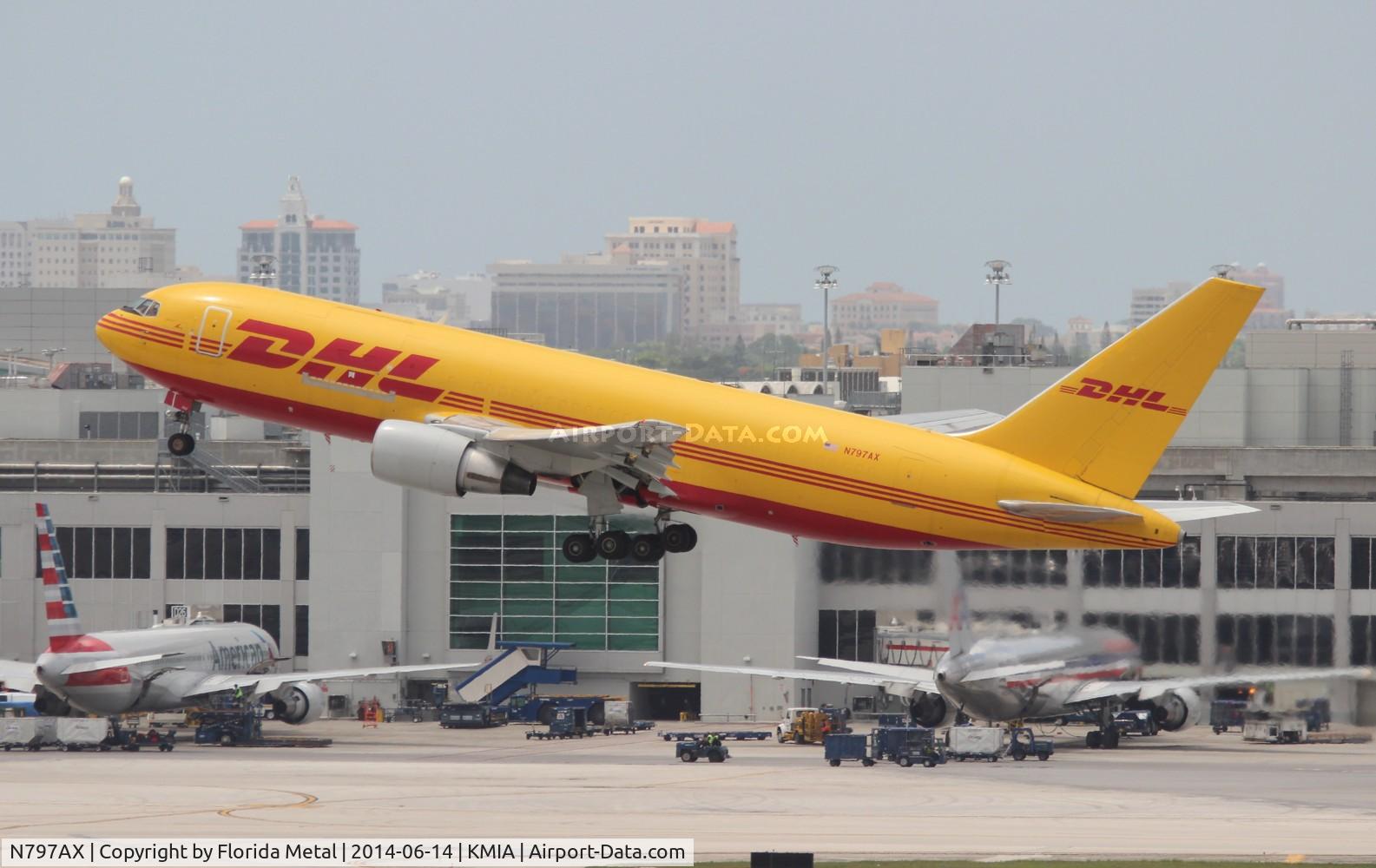 N797AX, 1985 Boeing 767-281 C/N 23147, MIA spotting 2014