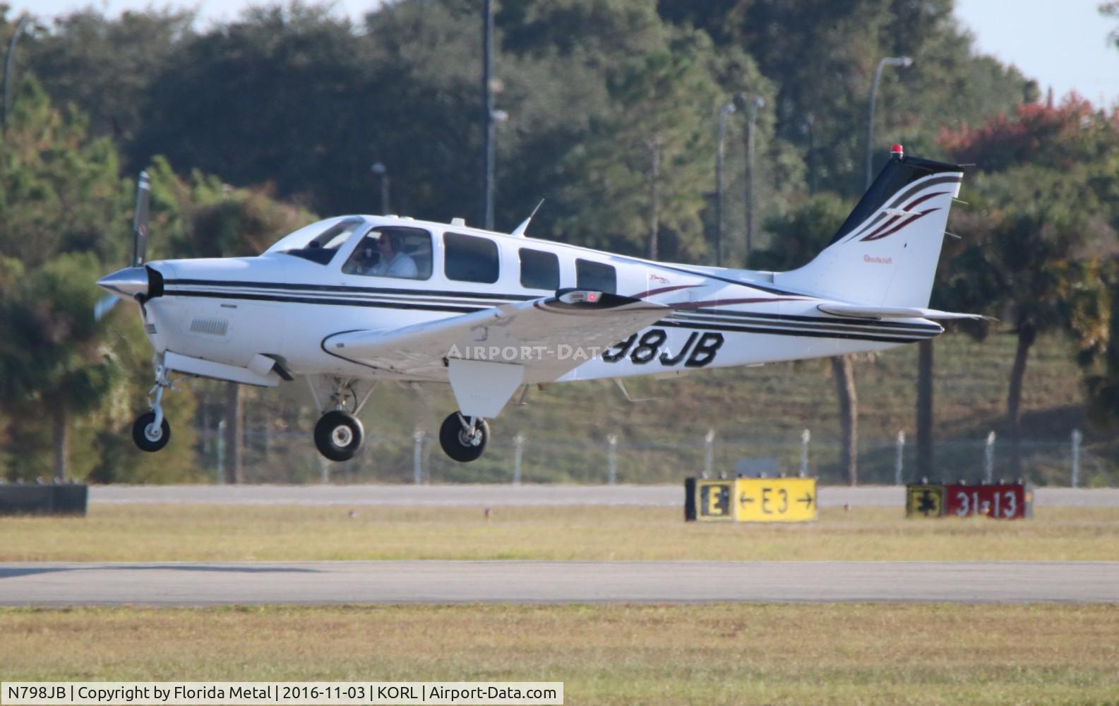 N798JB, 2002 Raytheon Aircraft Company A36 Bonanza C/N E-3468, NBAA ORL 2016