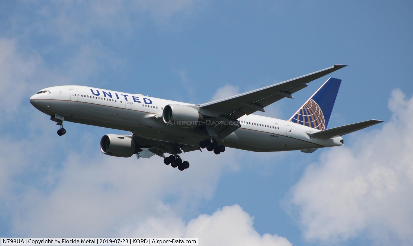 N798UA, 1998 Boeing 777-222ER C/N 26928, ORD spotting 2019