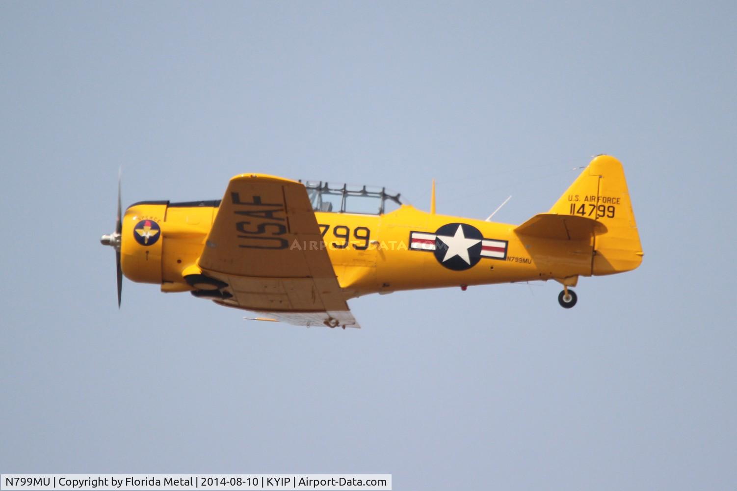N799MU, 1949 North American T-6G Texan C/N 168-482, TOM YIP 2014