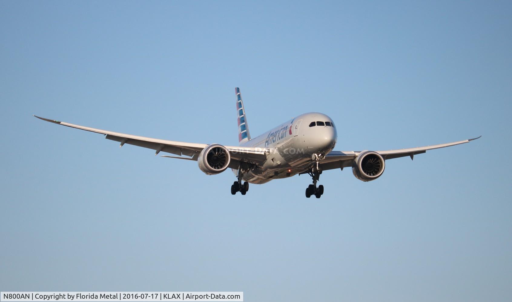 N800AN, 2014 Boeing 787-8 Dreamliner Dreamliner C/N 40618, LAX Spotting 2016