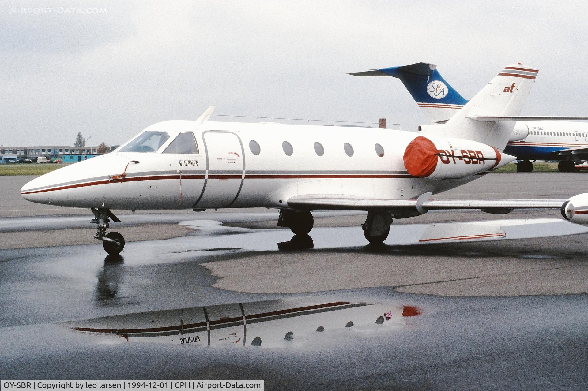 OY-SBR, 1975 Aerospatiale SN-601 Corvette C/N 23, Copenhagen 1.12.1994