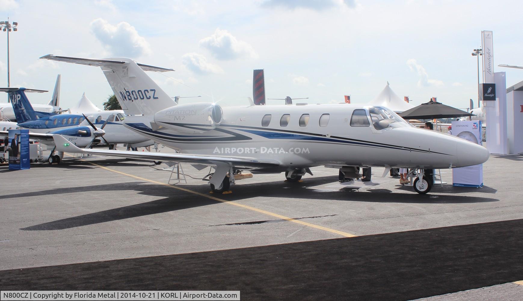 N800CZ, 2014 Cessna 525 Citation M2 C/N 525-0800, NBAA ORL 2014