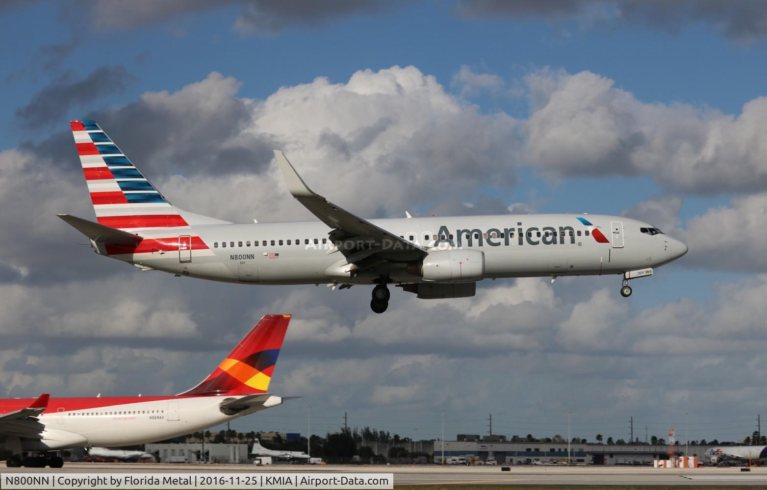 N800NN, 2009 Boeing 737-823 C/N 29564, MIA spotting 2016