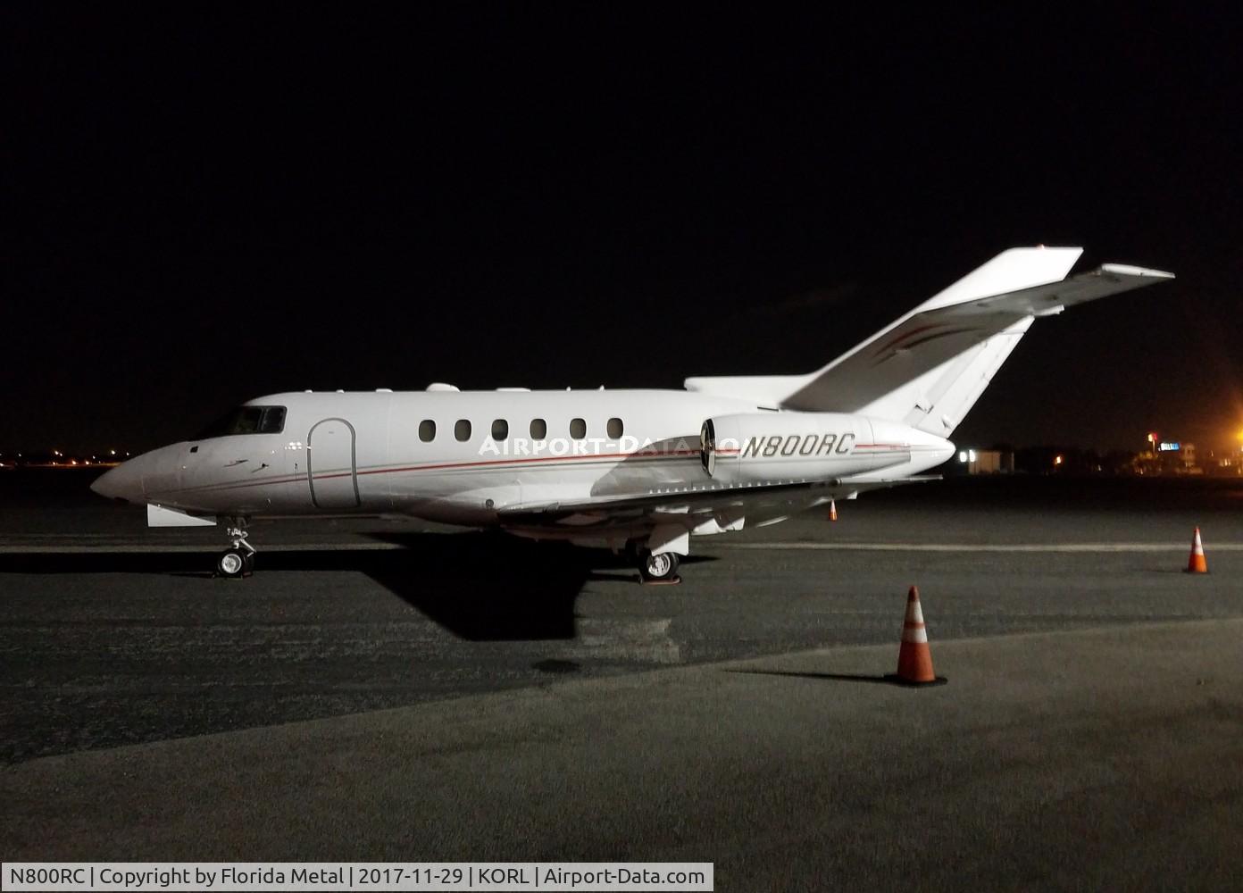 N800RC, 2004 Raytheon Hawker 800XP C/N 258660, ORL spotting 2017