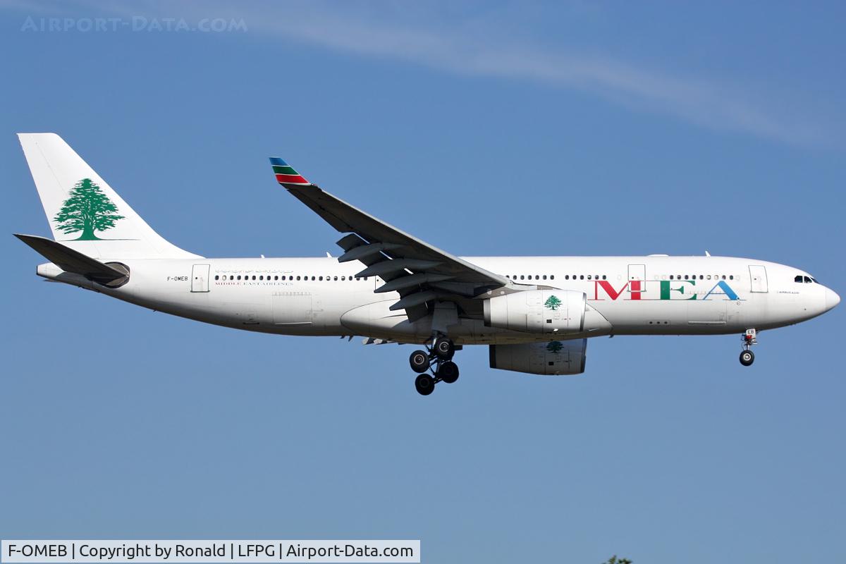F-OMEB, 2003 Airbus A330-243 C/N 529, at cdg
